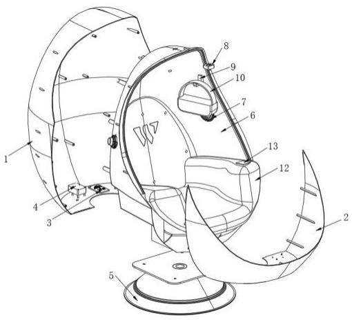 一种用于VR旋转蛋椅的制作方法