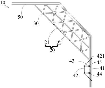 张弦梁砼支撑组合结构的制作方法