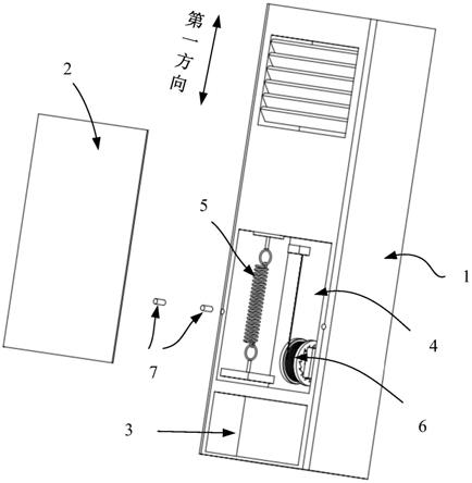一种滑动门安装结构及空调柜机的制作方法