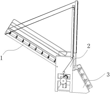 一种码头梯与舷墙梯的连接组件的制作方法