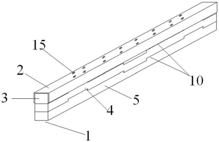 一种重组竹-铝板组合梁的制作方法