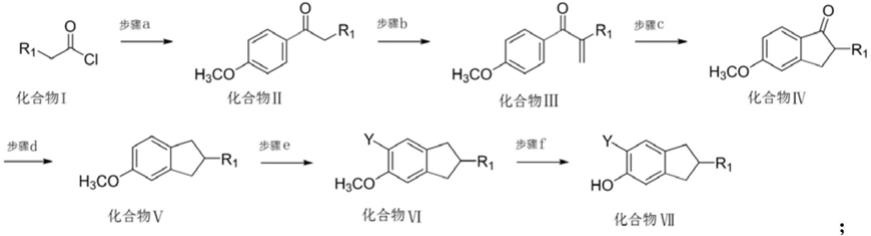 一种卤代烷基-2,3-二氢-1H-吲哚-5-醇的制备方法与流程