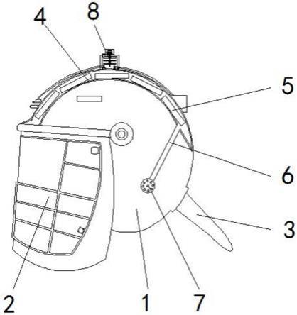 一种具有防热舒适性的防暴头盔的制作方法