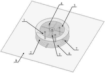 小型化多波束可重构天线及平面相控阵列天线的制作方法