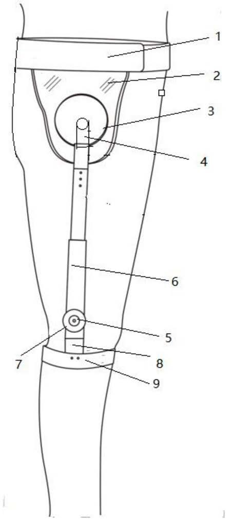 一种作用于成人腿部的辅助行走的健步仪器的制作方法