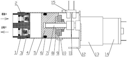 一种螺杆驱动活塞运动的柱塞泵的制作方法