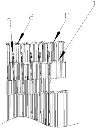 一种双面割圈绒针织机的针筒的制作方法