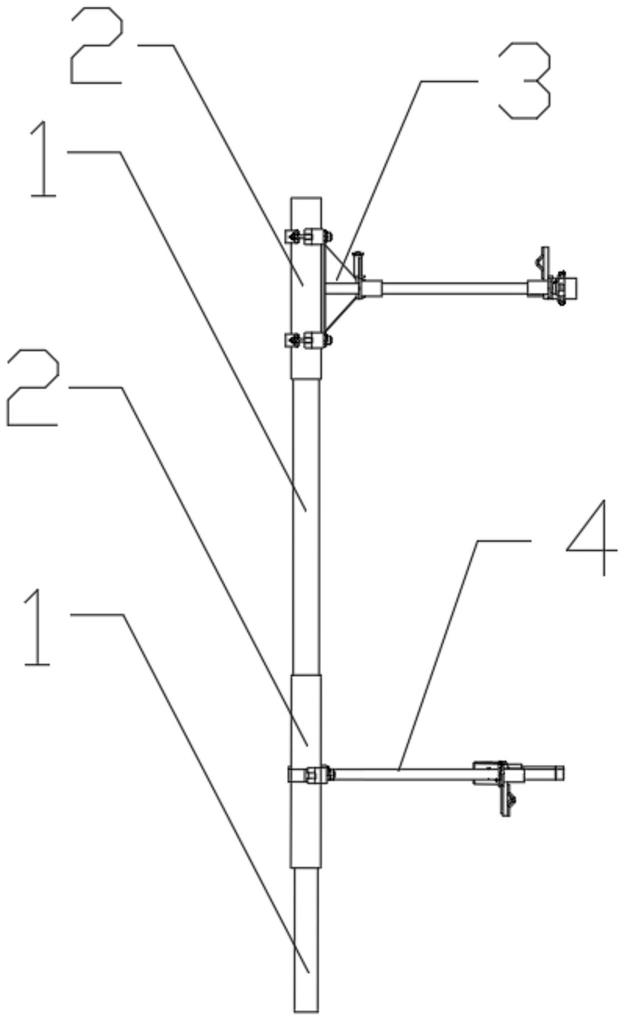 一种10kV配电线路的防滑绝缘梯的制作方法