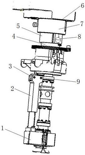 顶部驱动钻机用承载和上卸扣传扭结构的制作方法