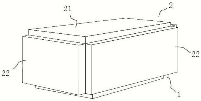 一种能变成桌子的包装箱的制作方法