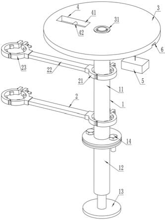 一种垂直折叠式隔离开关抱杆液压起吊装置的制作方法