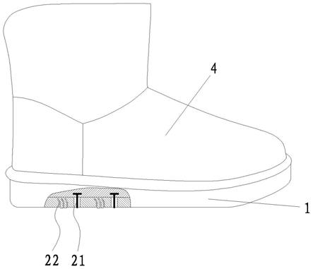 一种冰面止滑鞋底及鞋的制作方法