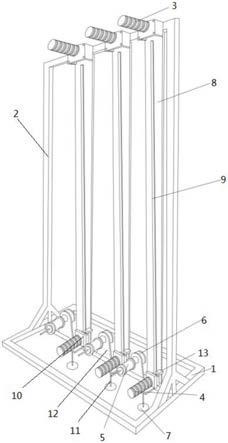 一种琴弦机放线装置的制作方法