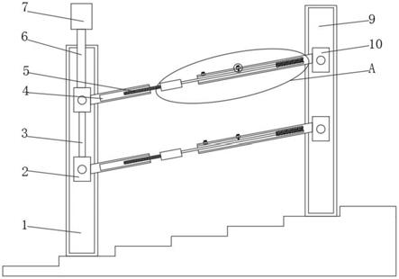 一种通用式市政施工楼梯安全防护栏的制作方法