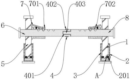 一种Led显示屏用便于折叠的支撑架的制作方法