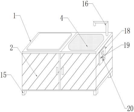 一种方形不锈钢家用餐厨垃圾生物处理设备的制作方法