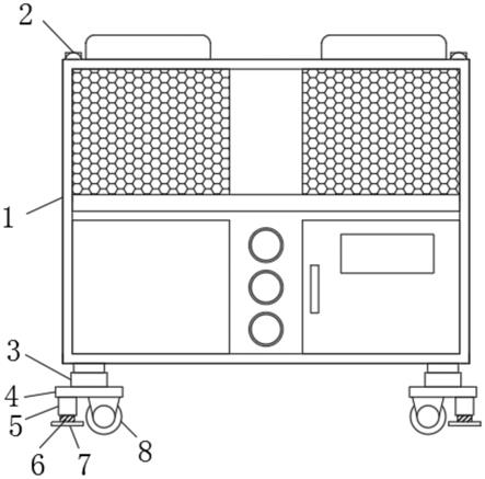 一种风冷热泵式冷热水机的制作方法