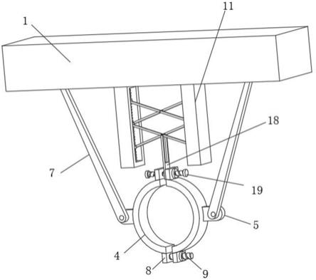 一种圆形金属管道抗震支吊架的制作方法