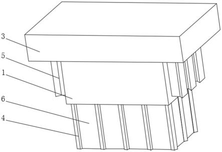 一种在地基基础中设抗滑桩的重力式沉箱码头结构的制作方法