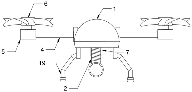 一种承重型无人机框架结构的制作方法