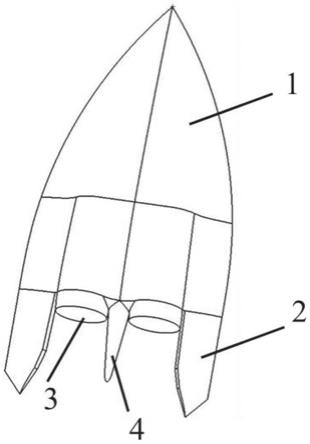 一种用于RCS测试的轴对称双发低散射载体的制作方法