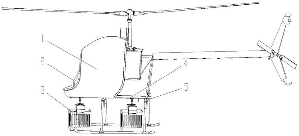一种运输无人直升机重心调节系统及方法与流程