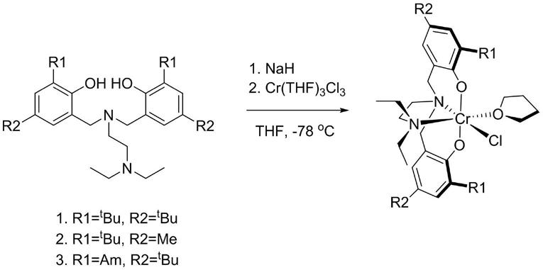 一种胺基双酚四齿铬(III)催化剂及其制备与应用的制作方法