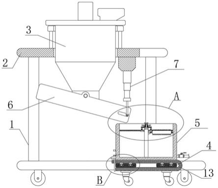 一种可移动式的搅拌机污水排放装置的制作方法