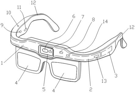 一种多因素光路控制的近视防控智能眼镜的制作方法