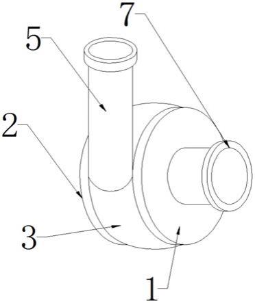 一种叶轮护套的护板结构的制作方法