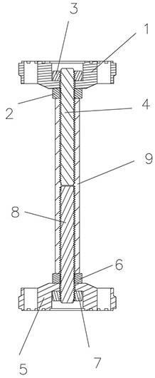 一种正反丝结构的吊柜悬挂支撑器的制作方法