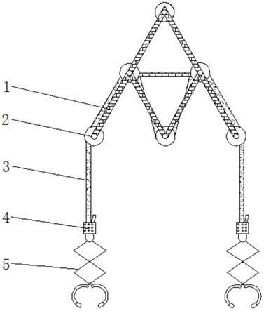 一种能够均匀分摊拉力的新型钢丝绳吊具的制作方法