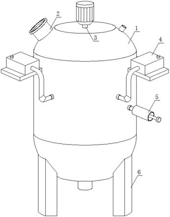 一种便于控温的透明质酸钠生产发酵罐的制作方法