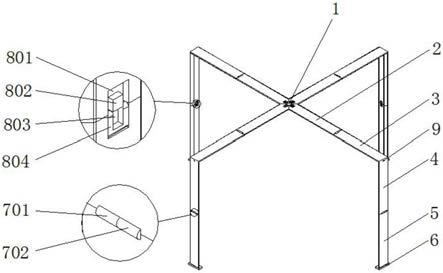 一种方便携带的灯串支撑杆的制作方法
