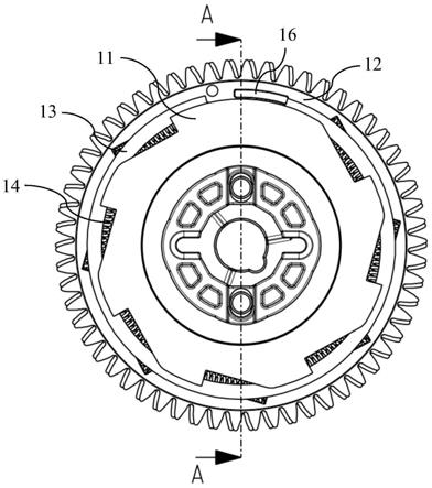圆柱齿轮组件与凸轮轴相位调节器的制作方法