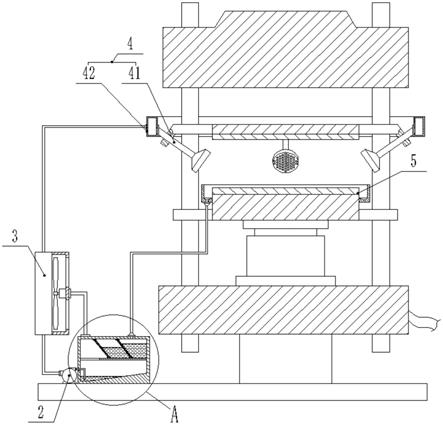 一种平板硫化机冷却装置的制作方法