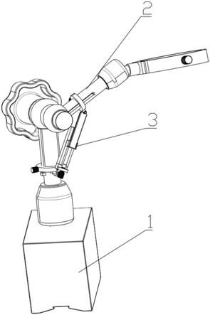 一种便携式金相显微镜用万向支架的制作方法