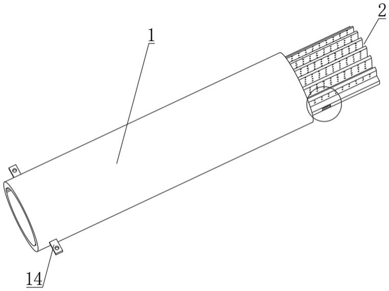 一种防止电缆缠绕的MPP电缆保护管的制作方法