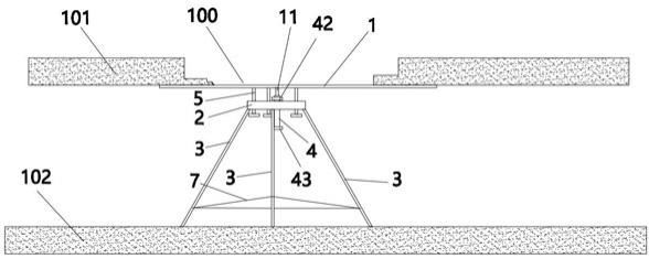 一种便携式水平楼板吊洞固定支架的制作方法