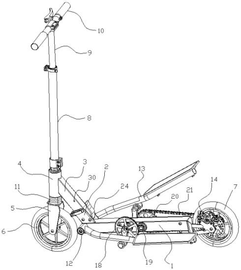 一种踏板车的制作方法
