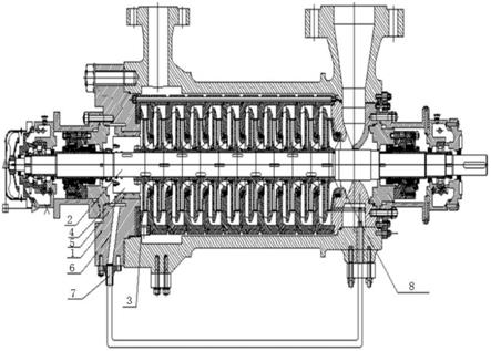 提高多级泵的抗汽蚀和轴向力平衡能力的平衡管系统的制作方法