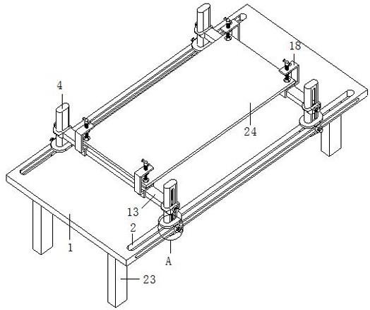 一种镀锌板板体变形测试用固定装置的制作方法