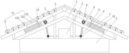 一种钢结构建筑节能保温屋顶结构的制作方法