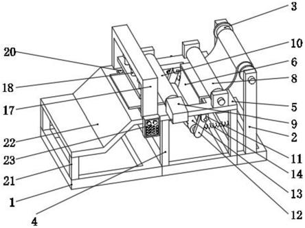 一种布料标签剪折机用高精度定位装置的制作方法