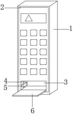 一种电梯操作盘用的安装结构的制作方法