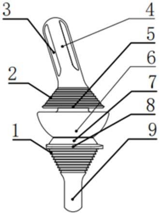 一种组件高互换性调节关节长度的趾关节假体的制作方法