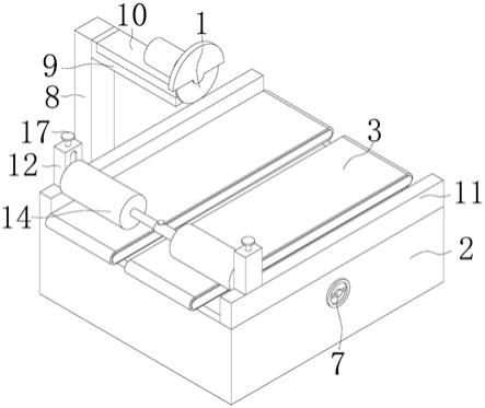一种夹芯板生产用板材自动调位切割装置的制作方法