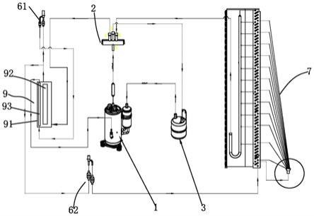 一种自带增焓功能系统的热泵主机的制作方法