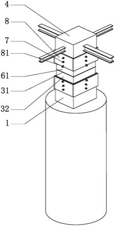 一种钢管桩与桁架的连接结构的制作方法