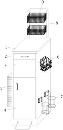 PACU床头操作物品柜的制作方法